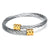 dappertime silver wire steel bracelet