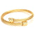 dappertime gold wire steel bracelet